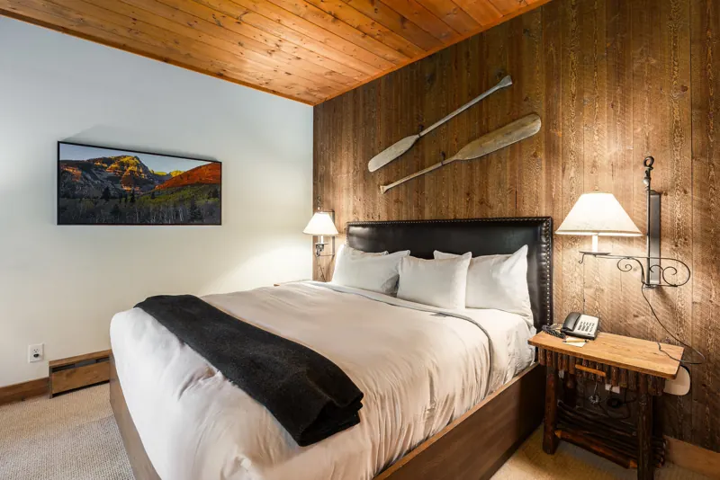 Bedroom 1 with queen bed